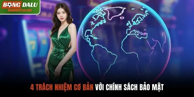 4 trách nhiệm cơ bản với chính sách bảo mật
